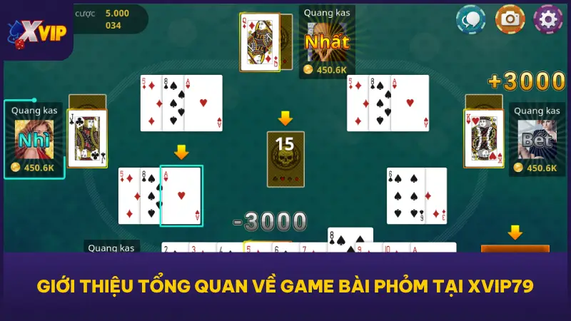 Game Bài Phỏm Tại XVIP79 - Đánh Là Ghiền, Trúng Là Có Tiền 2 Game bài phỏm tại XVIP79 tích hợp chế độ hướng dẫn từng bước